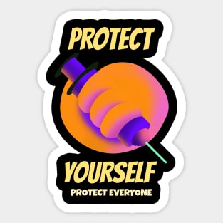 Protect yourself Sticker